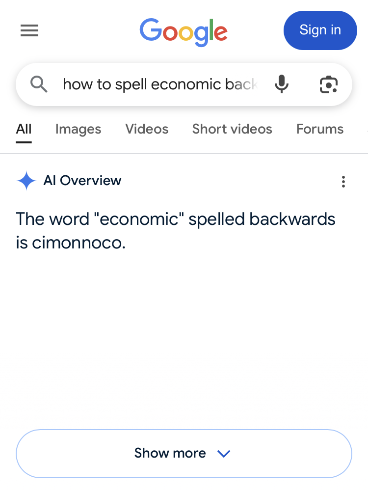 Why Google’s AI Overviews Can’t Answer Simple Spelling Queries